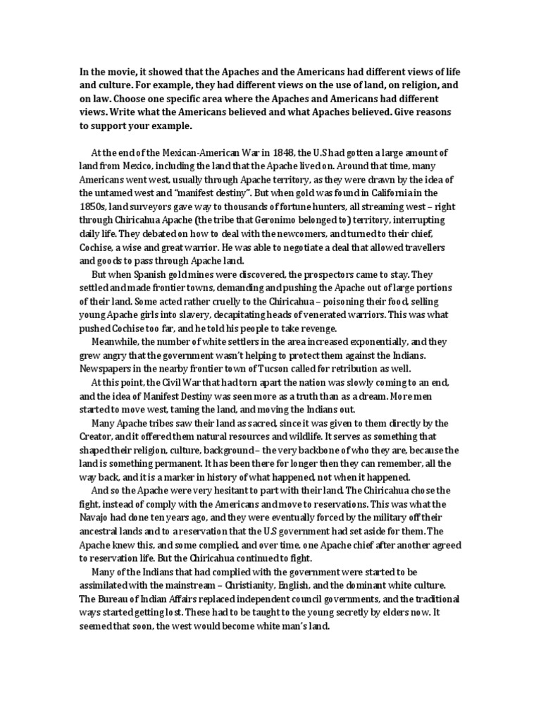 Geronimo essay picture