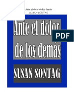 Sontag, S. - Ante El Dolor de Los Demas