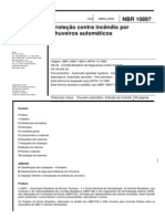 NBR 10897 - 2006 - Proteção contra incêndio por chuveiro Automático