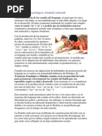 Trastorno Fonológico