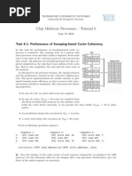 Chip Multicore Processors - Tutorial 8: Task 8.1: Performance of Snooping-Based Cache Coherency