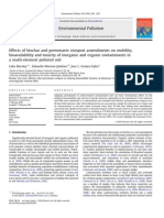 Effects of Biochar and Greenwaste Compost Amendments on Mobility, Bioavailability and Toxicity of Inorganic and Organic Contaminants in a Multi-element Polluted Soil