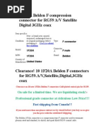 Coax Connector Listing