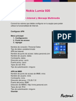 Nokia Lumia 920 Configuraciones PDF