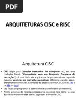 CISC e RISC