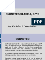 Clases de Redes - Subneteo