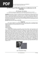 An FPGA Based Microblaze Soft Core Architecture For 2D-Lifting