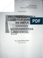 Valorizaciones y Liquidaciones de Obra