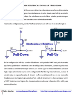 Configuracion de Resistencias en Pull-Up y Pull-Down