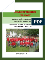 Informe Final Participación Estudiantil 2012-2013 Colegio El Pan