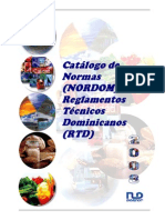 Catalogo de Normas y Reglamentos Tecnicos Dominicanos 2008