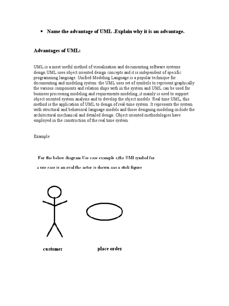 Advantages and Disadvantages of Using UML for Software System Design