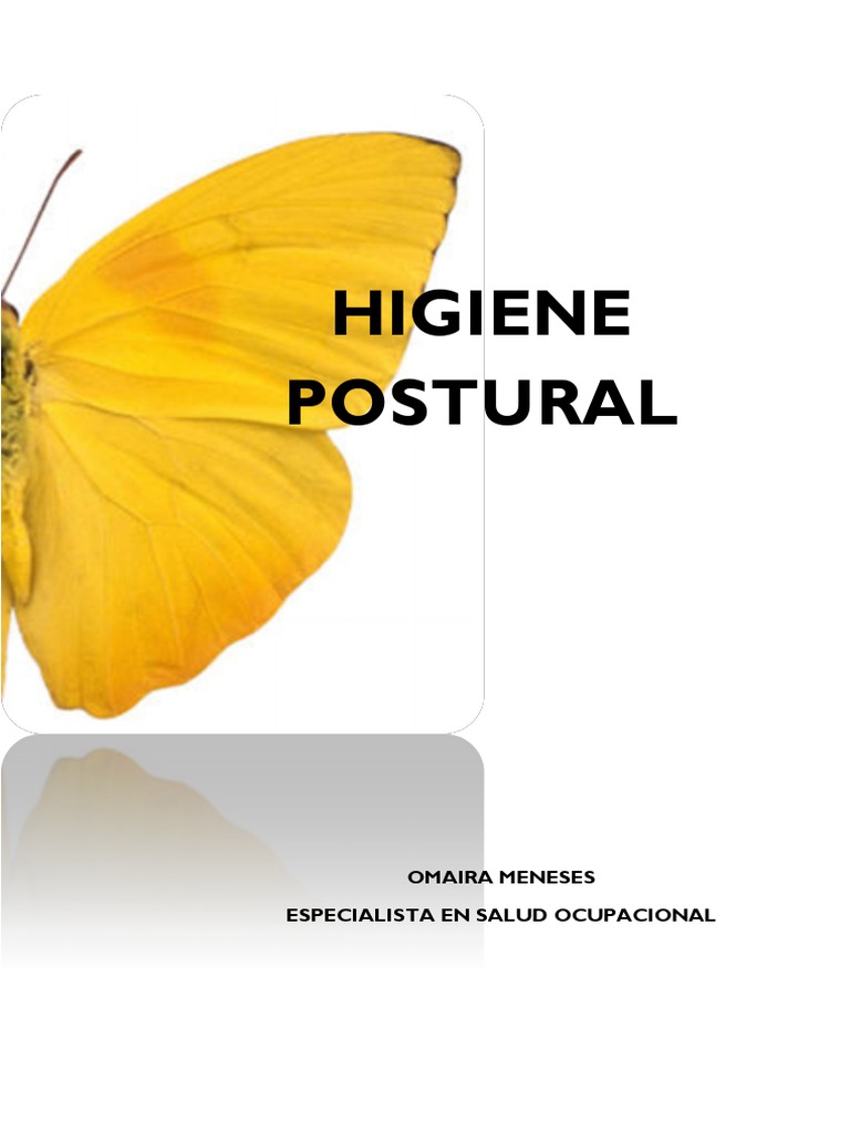 Taller Higiene Postural | PDF | Dolor lumbar | Factores humanos y ergonomía