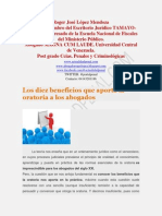 Los Diez Beneficios Que Aporta La Oratoria A Los Abogados