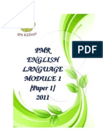 PMR English Language Module 1 Paper 1