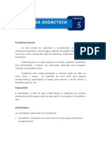 Unidad 5 - Estructuración de Documentos y Combinación de Correspondencia