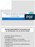 Modelos Matemáticos Basados en La Naturaleza de Las