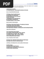 This Section Reviews Batch Input Programming Concepts and Explains How To Program Data Transfer and Batch Input Processing Programs