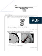 Monthly Test Form 4 Physics 20142