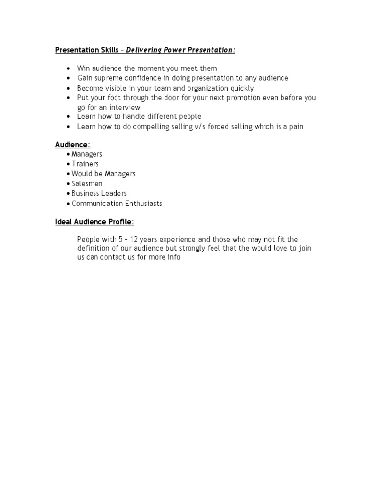 Mastering Power Presentation Skills | PDF