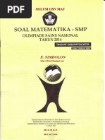 Download SOLUSI OSN MAT SMP 2014 by E Simbolon SN211553536 doc pdf
