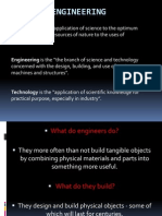 Engineering: Engineering Is The Application of Science To The Optimum