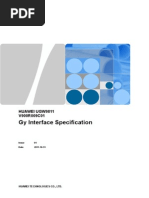  HUAWEI UGW9811 V900R009C01 Gy Interface Specification