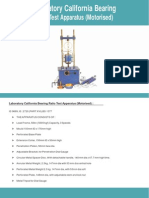 Laboratory California Bearing: Ratio Test Apparatus (Motorised)