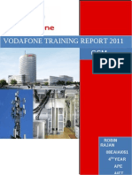 Vodafone Training Report 2011 ON GSM, GPRS: Robin Rajan 08EAIAI051 4 Year APE Aiet