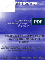 News Presentation: Siddharth Gavel PGDBM (P.U), PGDM (Autonomus) Roll No. 16
