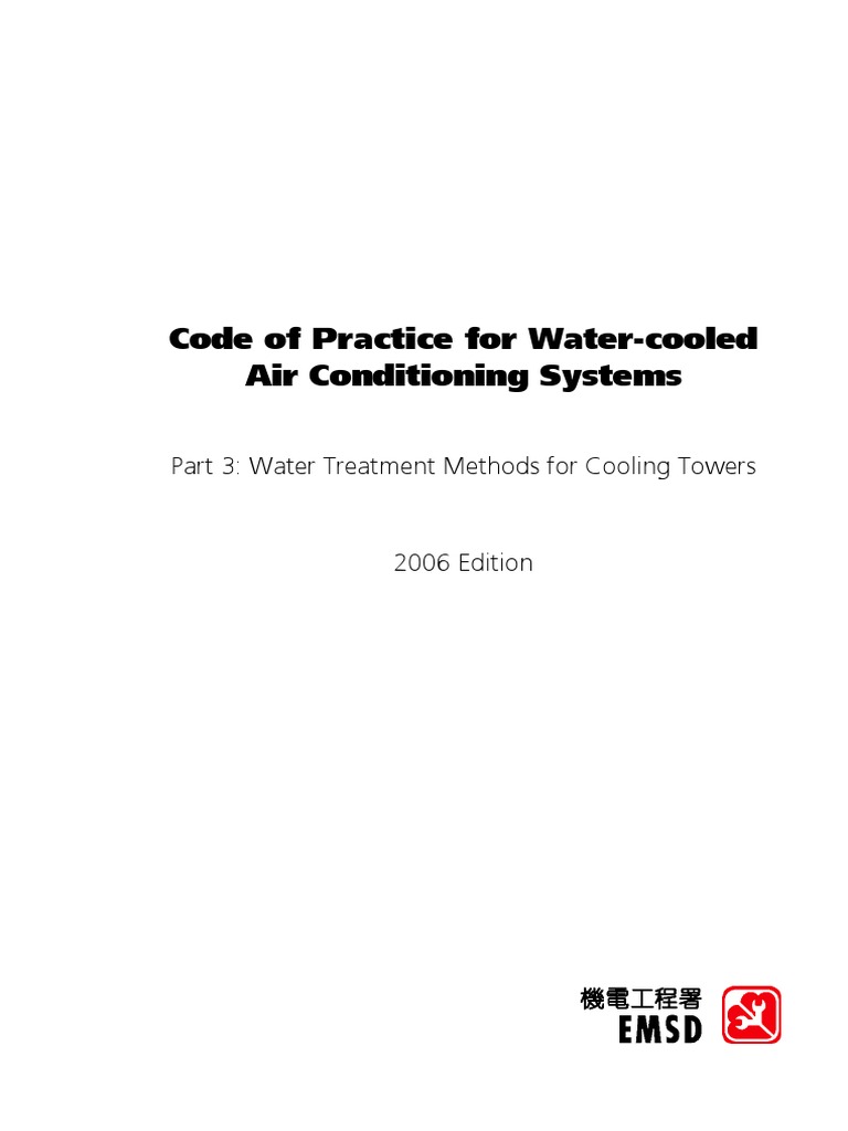 Water Treatment for Cooling Towers Guide | PDF | Filtration | Water ...