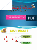 Penambahan Pecahan Tahun 5