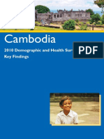 Cambodia Demographic and Health Survey 2010 Key Findings