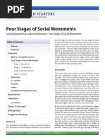 Four Stages of Social Movements