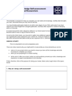 PHD Skills Audit Template