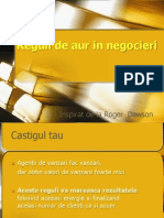 Reguli de Aur in Negocieri