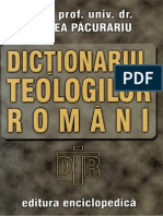 Mircea Pacurariu- Dictionarul Teologilor Romani