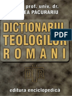 Mircea Pacurariu - Dictionarul Teologilor Romani