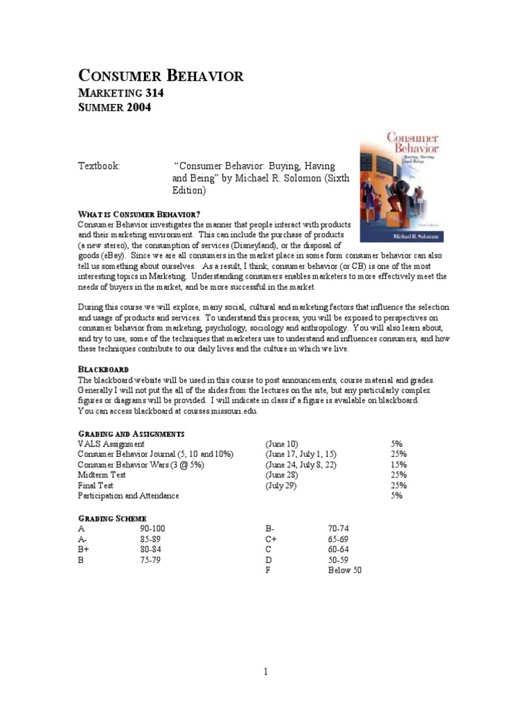 Scribd Consumer Behavior Course | PDF