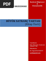 Zbigniew Brzezinsk-Buyuk Satranc Tahtasi