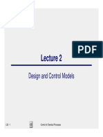 Design and Control Models: L02 - 1 Control of Chemical Processes