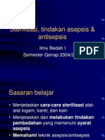 Sterilisasi, A Dan Antisepsis - Kuliah DR - Pieter