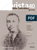 Revista Estudios Sociales No 40
