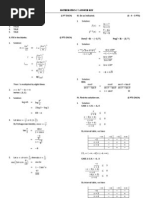 Answer Key (Finals - Math 17)