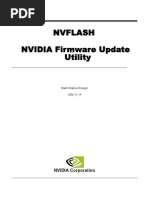 Download NVFLASH NVIDIA Firmware Update Utility by Centrale3D SN21161806 doc pdf