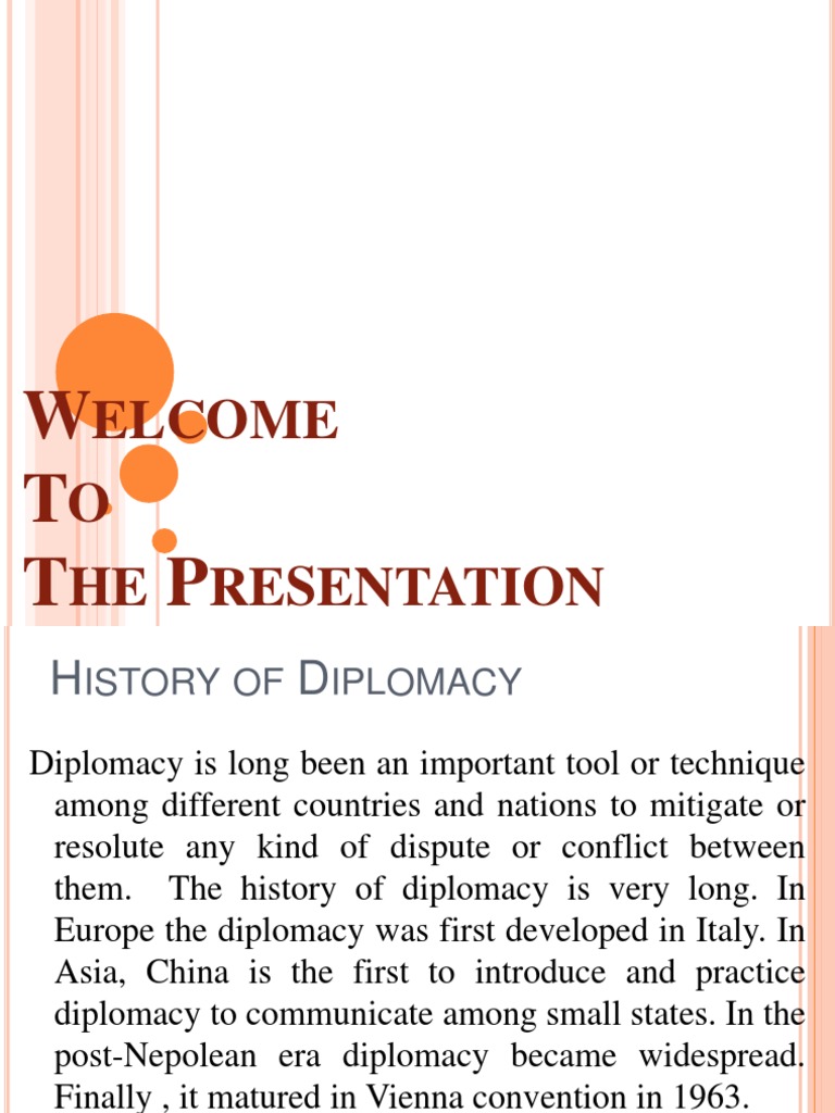 History and Types of Diplomacy Explained | PDF | Diplomacy | Mediation