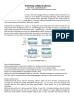 Hydroforming Report 16 Nov