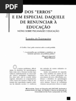 dos erros da educação lajouquiere