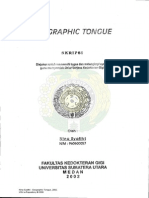 Nina Syafitri: Geographic Tongue, 2002. USU E-Repository © 2008