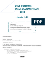 Cangurul Matematica I III_2012 2013